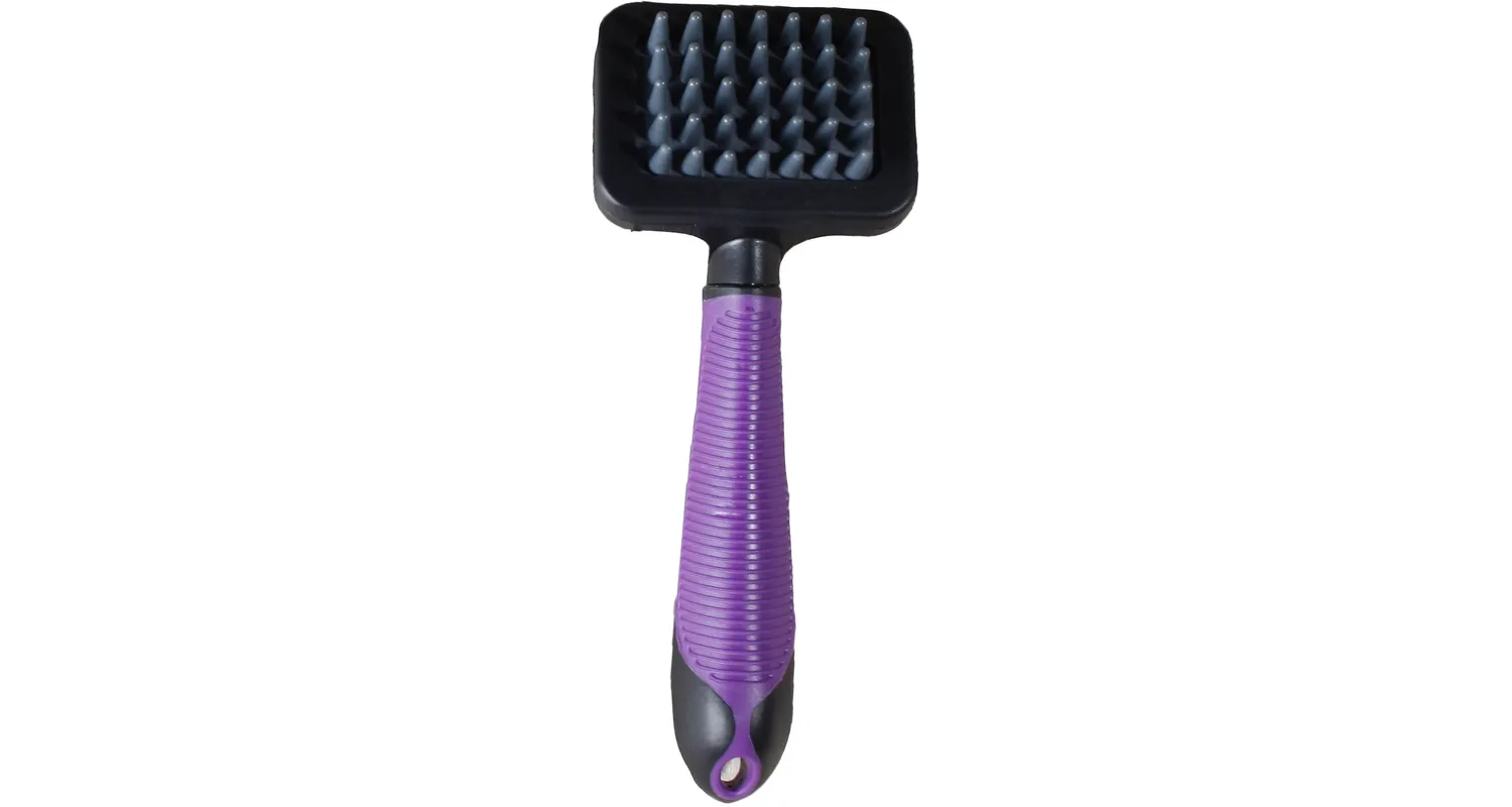 MASSAGE BRUSH WITH HANDLE FOR CATS
