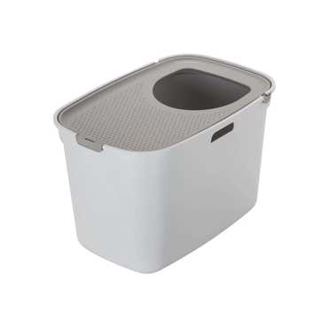 Flamingo Τουαλέτα Γάτας Top Cat Κλειστή σε Γκρι Χρώμα 