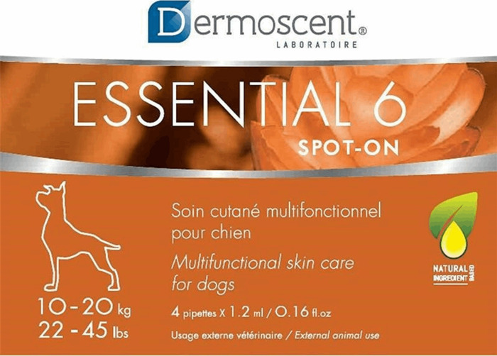 Dermoscent Essential 6 Spot-On 10-20kg 4pc