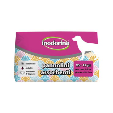 INODORINA πάνες-βρακάκια για θηλυκούς σκύλους XS