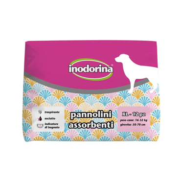 INODORINA πάνες-βρακάκια για θηλυκούς σκύλους XL