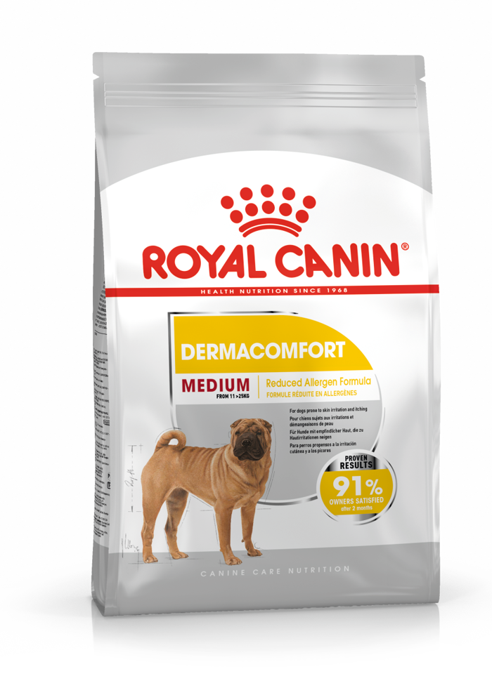 ROYAL CANIN MEDIUM DERMACOMFORT 12KG XIRA TROFI SKuLOu