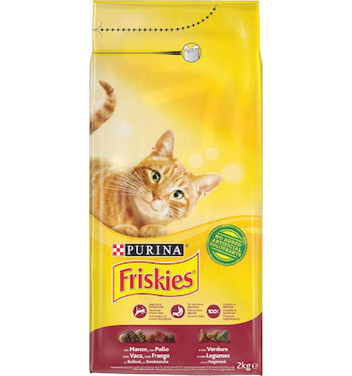 Purina Friskies Xira Trofi ga Enilikes Gtes me Bodino Kotopoulo Laxanika 2kg
