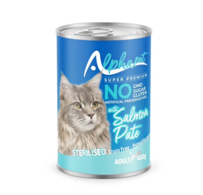 Alphapet Super Premium Pate 400gr ga Steiromenes Gtes me Solomo