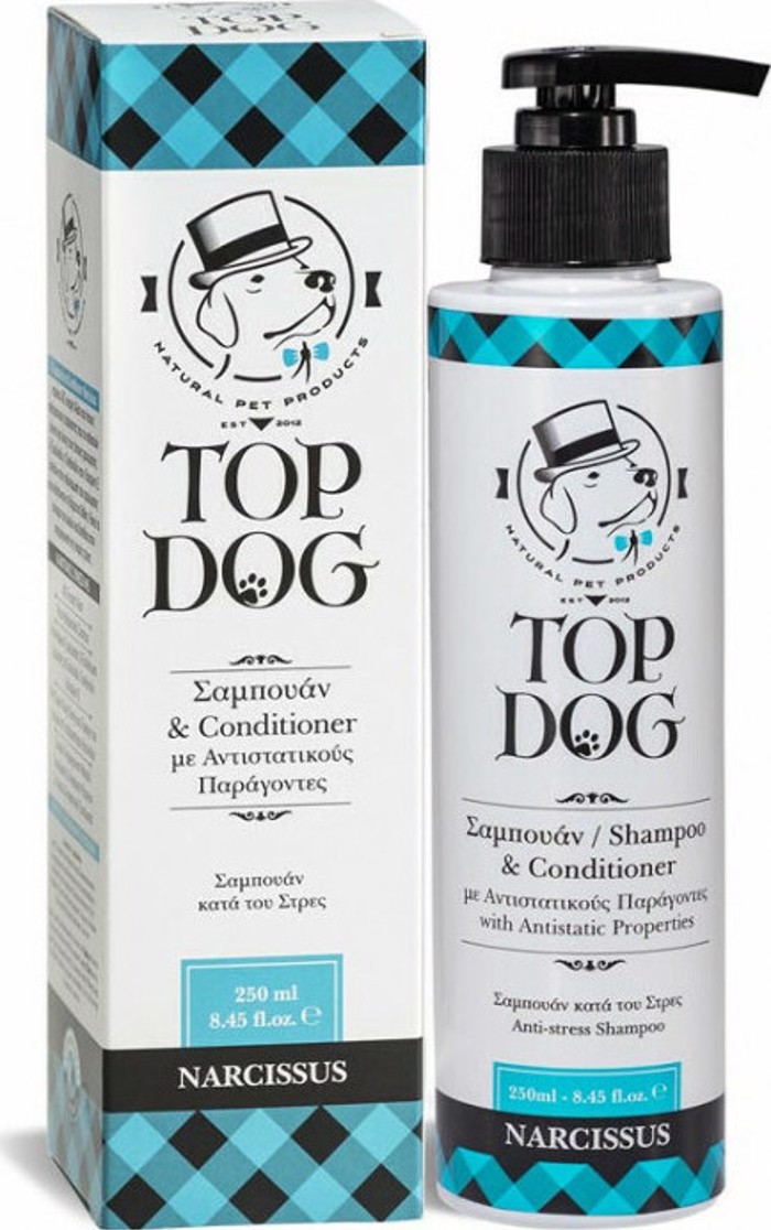 Top Dog Sampouan Skulou me Malaktiko kai Aroma Narcissus 250ml