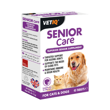 VETIQ SENIOR CARE ΥΠΟΣΤΗΡΙΞΗ ΥΠΕΡΗΛΙΚΩΝ ΖΩΩΝ 45tabs