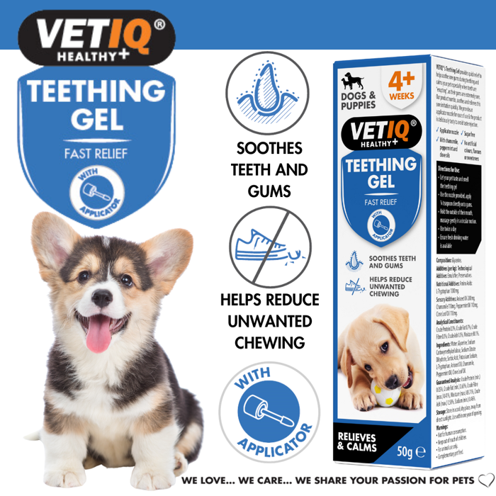 VETIQ®  TEETHING GEL ANAKOuFISI TON OuLON 50gr