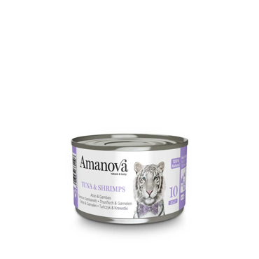 AMANOVA ΚΟΝΣΕΡΒΑ TUNA & SHRIMPS JELLY 70G
