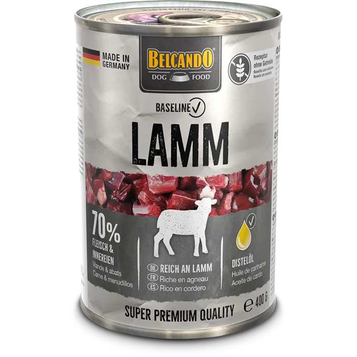 Belcando Baseline Konserba Skulou Arni 800g