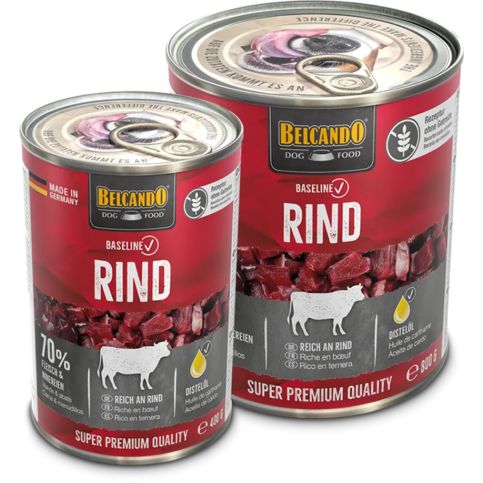 Belcando Baseline Konserba Skulou me Bodino 800g