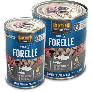 Belcando Baseline Κονσέρβα Σκύλου Πέστροφα 400g