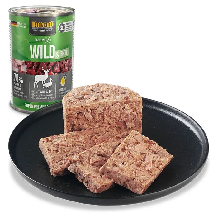 Belcando Baseline Konserba Skulou Papia kai Elafi 800g