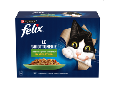 Felix Le Ghiottonerie με Μοσχάρι Καρότα, Κοτόπουλο Ντομάτα 10x