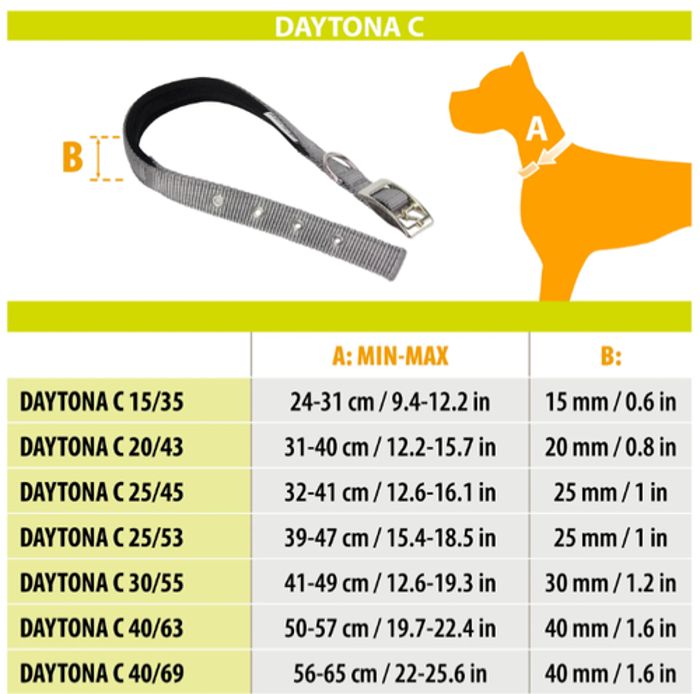 Daytona C Kolaro Skulou Nailon me Malaki Ependusi Kafe