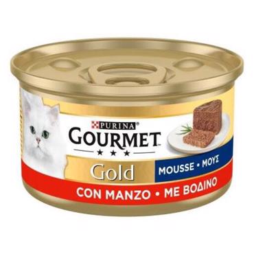 GOURMET GOLD ΜΟΥΣ ΜΕ ΒΟΔΙΝΟ 85g    