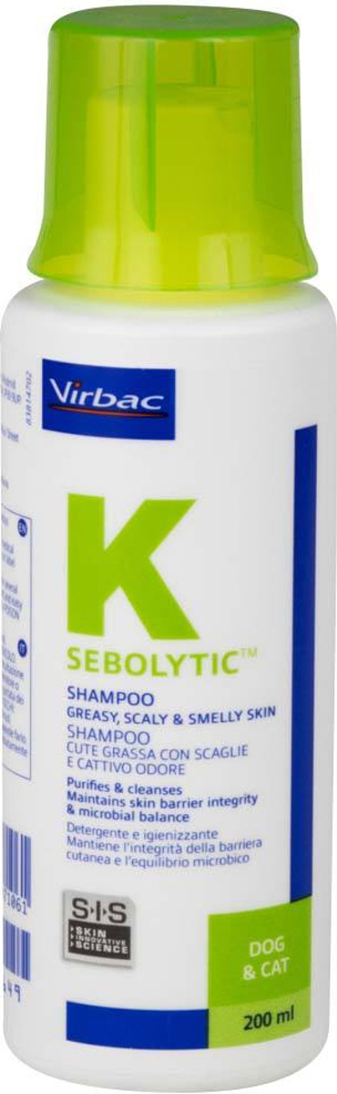 Virbac Sebolytic Σαμπουάν Σκύλου Δερματολογικό 200ml