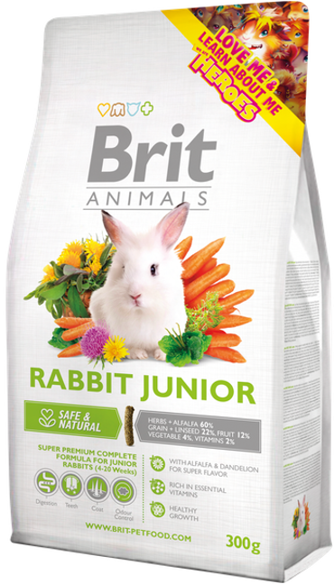 Brit Animals® Rabbit Junior 300gr