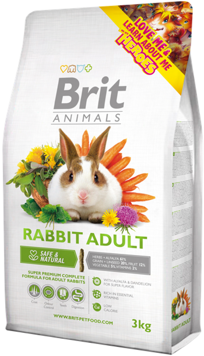 Brit Animals® Rabbit Adult 3kg