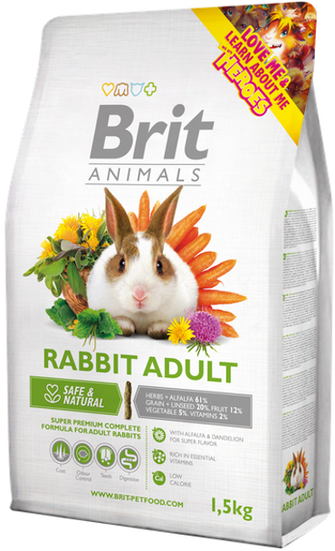 Brit Animals® Rabbit Adult 1.5kg