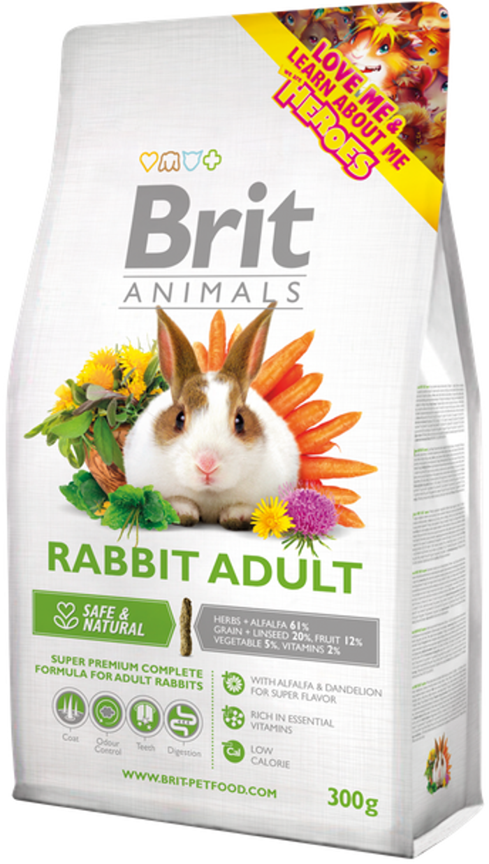 Brit Animals® Rabbit Adult 300gr