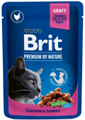 Brit Premium® Cat Pouches Chicken & Turkey 100gr