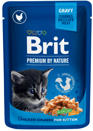 Brit Premium® Kitten Pouches Chicken 100gr