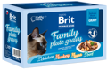 Brit Premium® Cat Gravy Pouches Family 12x85gr