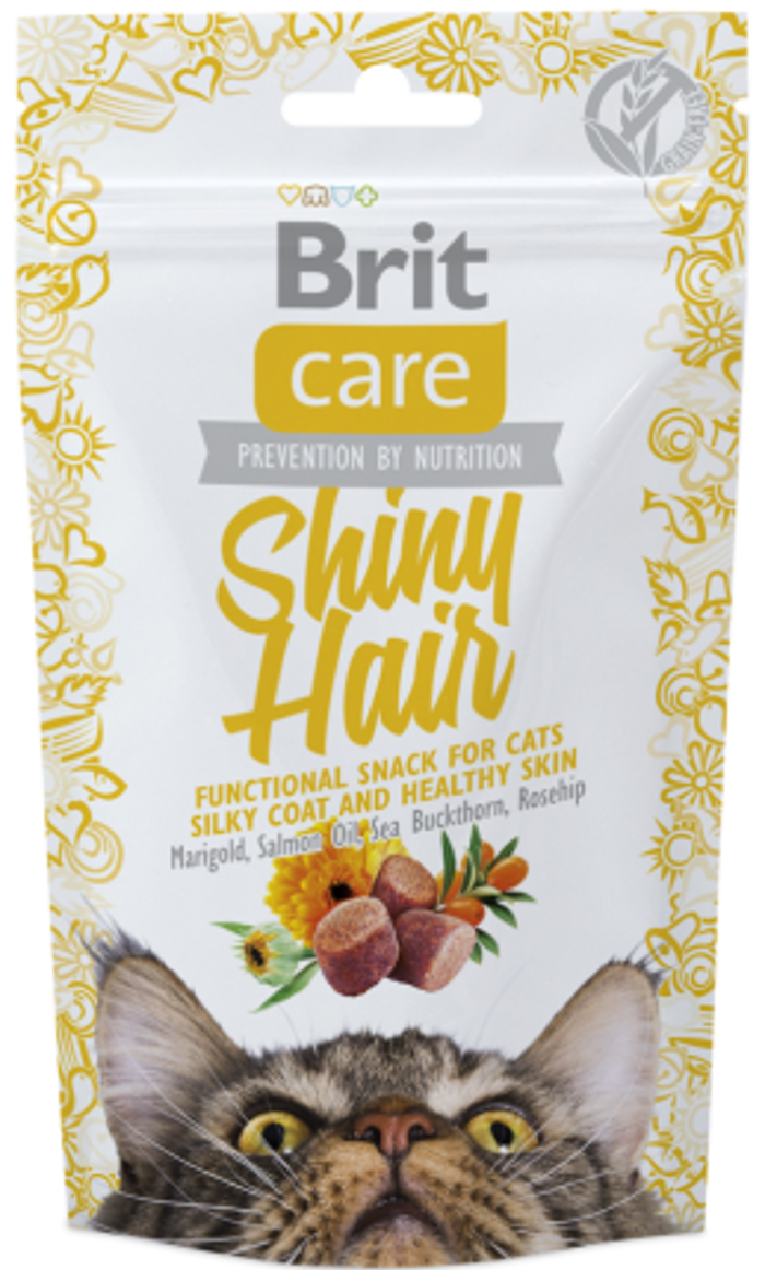 Brit Care® Cat Functional Snack Shiny Hair 50gr
