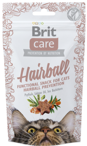 Brit Care® Cat Functional Snack Hairball 50gr
