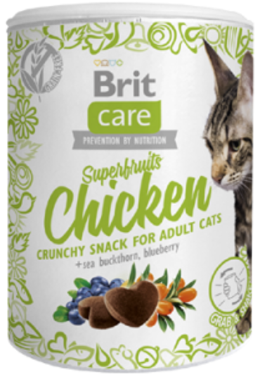 Brit Care® Cat Superfruits Snack Chicken 100gr