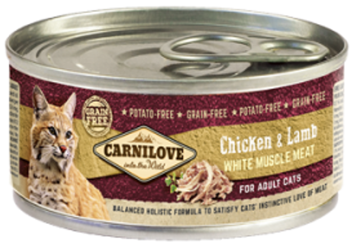 Carnilove® Cat Adult Chicken & Lamb 100gr
