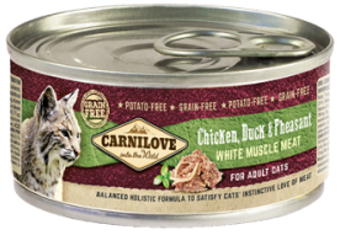 Carnilove® Cat Adult Chicken. Duck & Pheasant 100gr