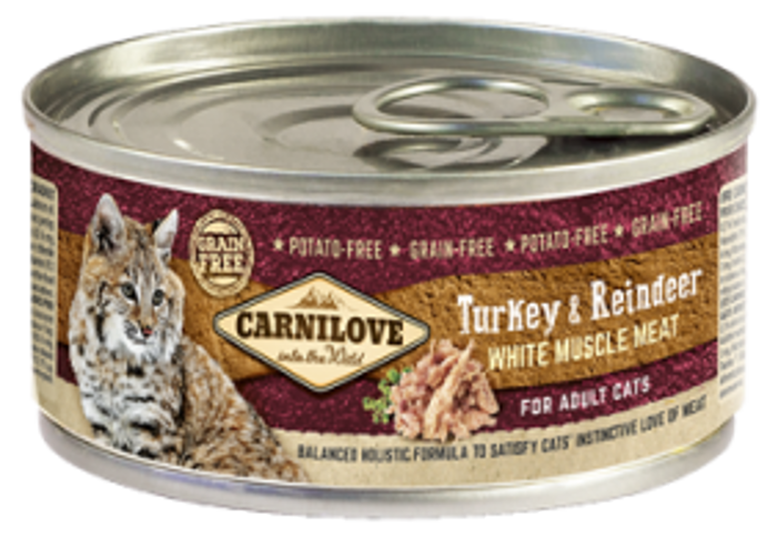 Carnilove® Cat Adult Turkey & Reindeer 100gr