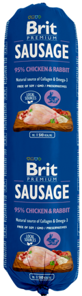 Brit® Dog Sausage Chicken - Rabbit 800gr