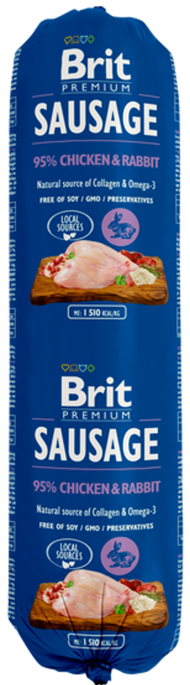 Brit® Dog Sausage Chicken - Rabbit 800gr