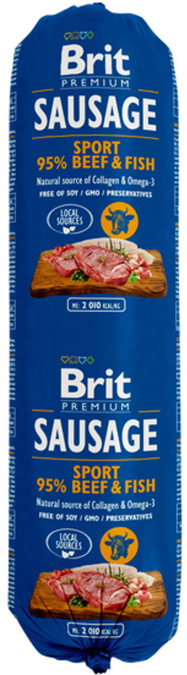 Brit® Dog Sausage Sport Beef - Fish 800gr