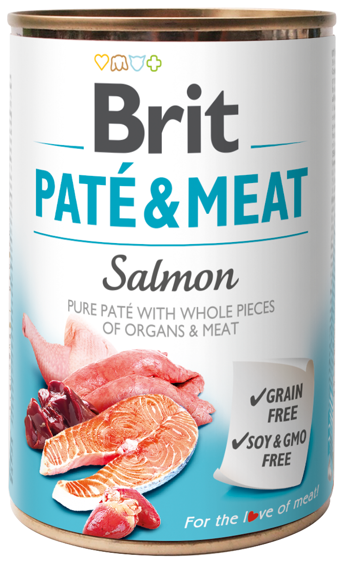 Brit® Dog Cans Pate&Meat Salmon 400gr