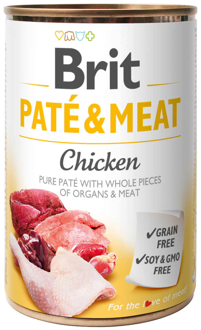 Brit® Dog Cans Pate&Meat Chicken 400gr