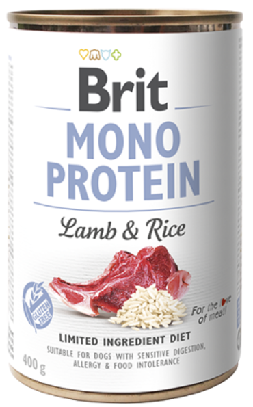 Brit® Dog Cans Monoprotein Lamb & Rice 400gr