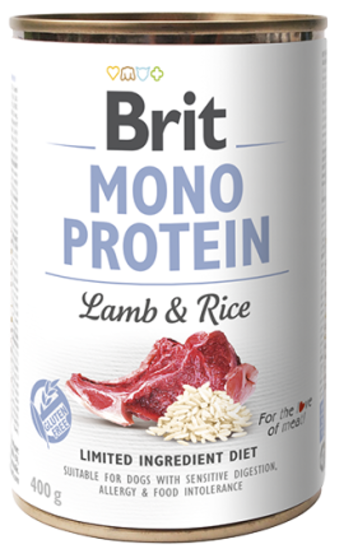Brit® Dog Cans Monoprotein Lamb & Rice 400gr