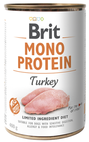 Brit® Dog Cans Monoprotein Turkey 400gr