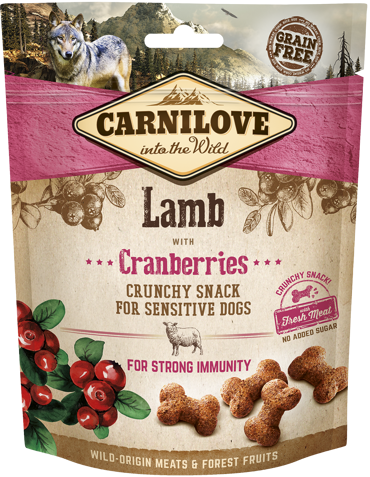 Carnilove® Dog Snack Crunchy Lamb with Cranberries 200gr