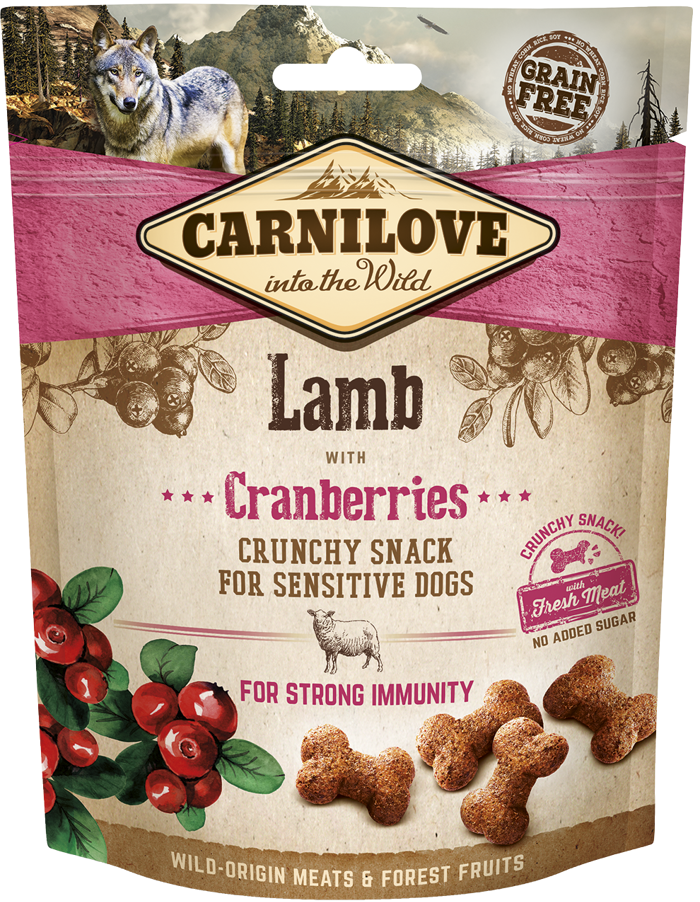 Carnilove® Dog Snack Crunchy Lamb with Cranberries 200gr