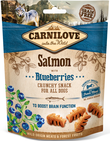 Carnilove® Dog Snack Crunchy Salmon with Blueberries 200gr