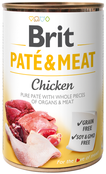 Brit® Dog Cans Pate&Meat Chicken 800gr