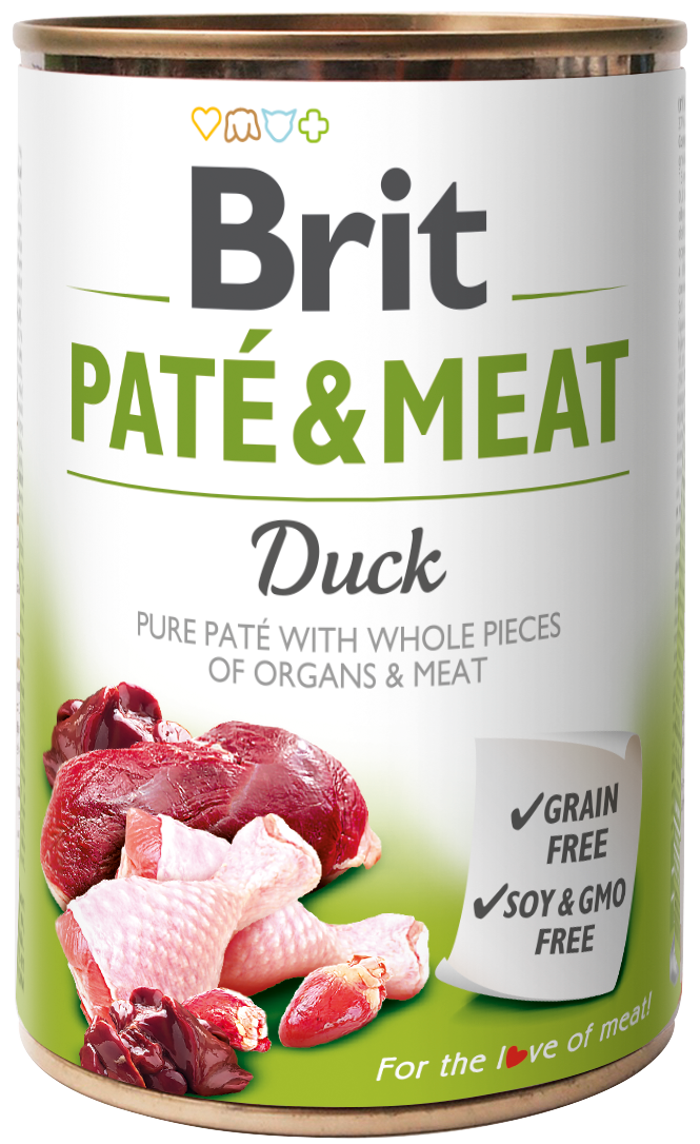 Brit® Dog Cans Pate&Meat Duck 800gr