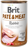 Brit® Dog Cans Pate&Meat Rabbit 800gr