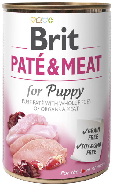 Brit® Dog Cans Pate&Meat Puppy 800gr