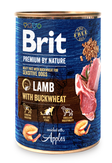 Brit Premium By Nature® Dog Cans Lamb with Buckwheat 400gr