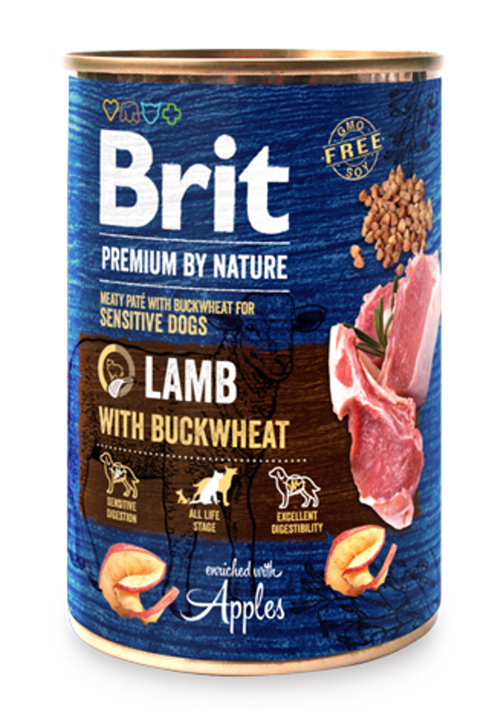 Brit Premium By Nature® Dog Cans Lamb with Buckwheat 400gr